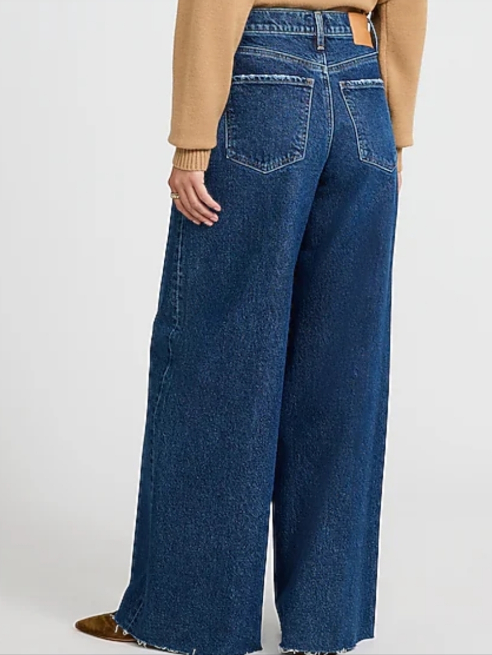 Express Relaxed Wide Leg Jeans Size 8R - Picture 3 of 13